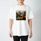 Hamatsukiのチーター（折り紙風アート） Regular Fit T-Shirt