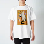 おちょぴの手鞠と猫 い Regular Fit T-Shirt