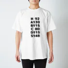 首都高の種族値 スタンダードTシャツ