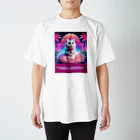 Association Against Mirroring SelfiesのSynthwave_cats Regular Fit T-Shirt