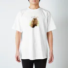 YouStoreのあくびをするタヌキ Regular Fit T-Shirt