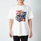 El Pinoのthe Wall of Death : Navy / Red Regular Fit T-Shirt