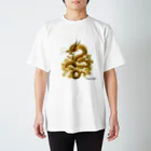 Dragon_4_ALLの龍神・龍（ウエア）：金龍１「Dragon 4 ALL」 Regular Fit T-Shirt