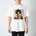 Emerald Canopyの和の粋を纏う、優美な姿Elegance in tradition, a vision of grace. Regular Fit T-Shirt