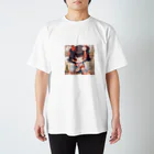 rina-suzuの新春の可愛い女の子 スタンダードTシャツ