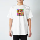 虹色PLUSのいぬLOVE Regular Fit T-Shirt