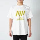 MillionPavilionsRecordsのMPRロゴ（イエロー） スタンダードTシャツ