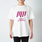 MillionPavilionsRecordsのMPRロゴ（ピンク） スタンダードTシャツ