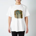 KushaMiの珈琲染めの蝶 Regular Fit T-Shirt