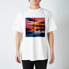 ChromastrAlのクリスマスの夕日 スタンダードTシャツ