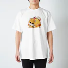 MELTPIAの溶けたポメラニアンくん スタンダードTシャツ