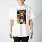 トウソクジン/Tosokujinの《オルフィスム・同時主義》印象・パフェを食べる体験の近代4コマ Regular Fit T-Shirt