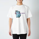 Rabbithumanaspetsの笑顔が固いサイ スタンダードTシャツ