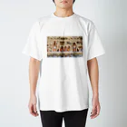 踏切レンジャーのエジプト壁画風 踏切Tシャツ Regular Fit T-Shirt