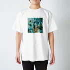 みよりのMr. Blue Sky / 絵画 / 印象派 / 創作 Regular Fit T-Shirt