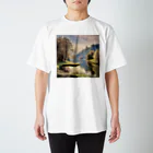 maikoのショップの静かな川辺の風景 スタンダードTシャツ