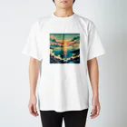 mint_waxの東京湾の初日の出 スタンダードTシャツ