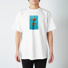 ホノボーノノの風船で浮く刺繍ハリネズミ Regular Fit T-Shirt