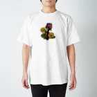 komeの花と鳥 Regular Fit T-Shirt
