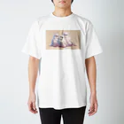 ちゅんちゅんショップの白いセキセイインコ Regular Fit T-Shirt