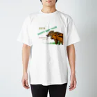 ジルトチッチのデザインボックスの2019亥年の猪のイラスト年賀状イノシシ Regular Fit T-Shirt