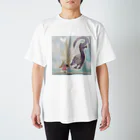 Miyayan☆　癒やし絵カフェのラビ＆ドラゴン Regular Fit T-Shirt