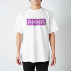 ＠maharamothraのあんなちゃん専用（ANNAフォント・紫） Regular Fit T-Shirt