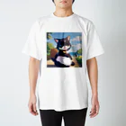 D-aerialの可愛い犬のイラスト Regular Fit T-Shirt