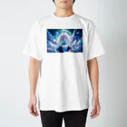 卯月なのかのCrystal Journey　〜美麗で神聖、どこか厳かな結晶の旅〜　No.3「眠れる氷の女王」 Regular Fit T-Shirt