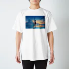 卯月なのかのCrystal Journey　〜美麗で神聖、どこか厳かな結晶の旅〜　No.2「氷面鏡」 Regular Fit T-Shirt