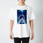 卯月なのかのCrystal Journey　〜美麗で神聖、どこか厳かな結晶の旅〜　No.1「Icicle」 Regular Fit T-Shirt