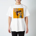 就労支援A型 ONE STEP | ワンステップの紅型シリーズ　リュウキュウアカガエル Regular Fit T-Shirt