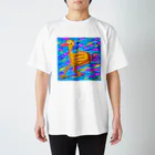 create_M2のアートなダチョウ Regular Fit T-Shirt