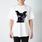 dogstagram.jpのサングラスをかけた犬 Regular Fit T-Shirt