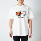 DECORの気づかいのできるネコ　豪華な花束ver. Regular Fit T-Shirt