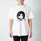 青いぱんだの首絞めぼぶちゃん スタンダードTシャツ