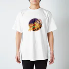 ランダの寝る ピザ 極楽 Regular Fit T-Shirt