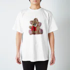 おはなのうてなのクマさん（赤） スタンダードTシャツ