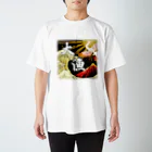 大漁旗　和柄のshopの大漁　和柄　赤富士 Regular Fit T-Shirt