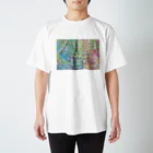 Aki Kuboki ONLINE SHOPの七色の龍 スタンダードTシャツ
