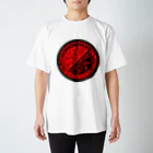 Ａ’ｚｗｏｒｋＳのTRIBALCROSS REVERSE RED&BLK Regular Fit T-Shirt