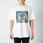 the blue seasonの霜のキス - 雪原の小さな守護者 Regular Fit T-Shirt