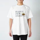 ジルトチッチのデザインボックスの2019亥年の猪のイラスト年賀状イノシシ Regular Fit T-Shirt