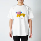 発酵大豆ワーハッハのいぬさん(犬種：ブルゴッド) Regular Fit T-Shirt