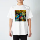 自然大好きの渓流のカワセミ Regular Fit T-Shirt