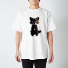 動物愛護単体の三兄弟末っ子 ツンデレ狐の れなーど君 Regular Fit T-Shirt