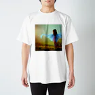 雑貨屋ちぃずの女の子の天使 Regular Fit T-Shirt