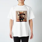 luckycongochanのNeko Samurai Regular Fit T-Shirt