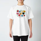 ファンシーTシャツ屋のファンシーフルーツフラワー Regular Fit T-Shirt