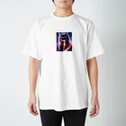 hekikiの銀河中心猫 Regular Fit T-Shirt